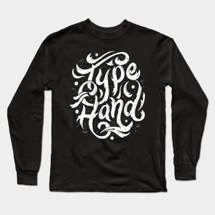 Wave Typehand Long Sleeve T-Shirt